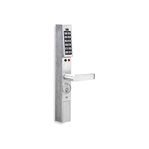  Alarm Lock DL1300ET Trilogy Narrow Stile Exit Device Trim Keypad Lock w Audit Trail