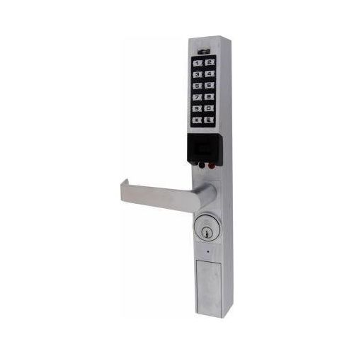  Alarm Lock Trilogy PDL1300 Narrow Stile ProximityKeypad Lock w Audit Trail