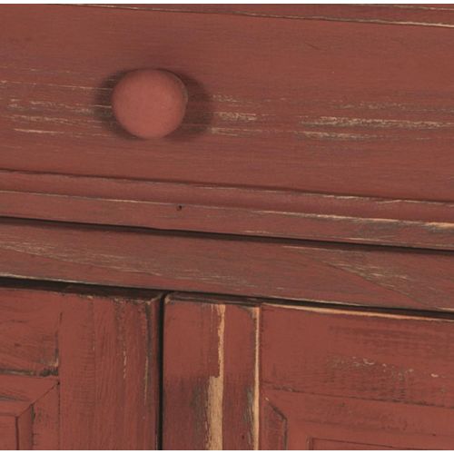  Alaterre ACCA23WA Rustic Cottage Accent Cabinet, White Antique