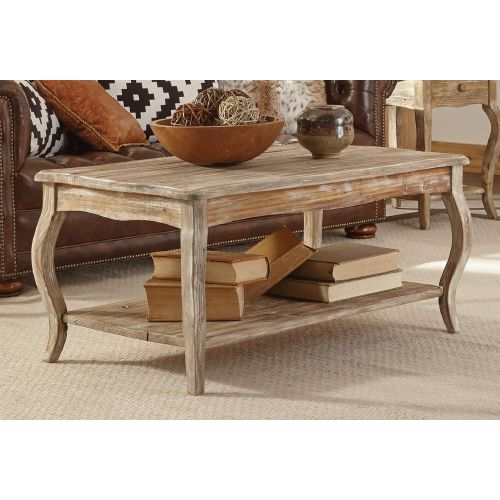  Alaterre Austerity Reclaimed Coffee Table, Driftwood