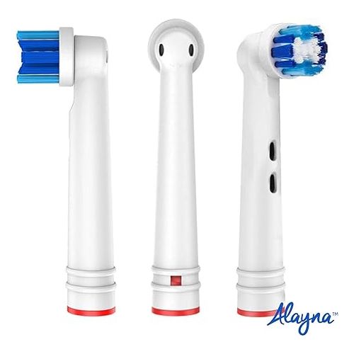  Replacement Brush Heads Compatible with OralB Braun- Pack of 8 Professional Electric Toothbrush Heads- Precision Refills for Oral-b 7000, Clean, Oral B Pro 1000, 9600, 500, 3000, 8000, Vitality Plus!