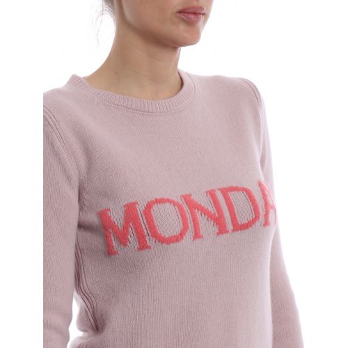  Alberta Ferretti Rainbow Week Monday pink sweater