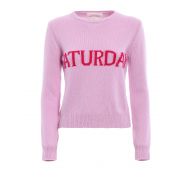 Alberta Ferretti Rainbow Week Saturday lilac sweater