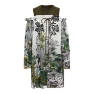 Alberta Ferretti Jungle printed silk dress