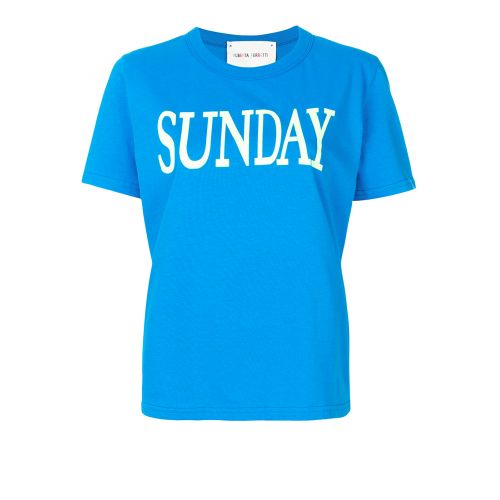  Alberta Ferretti Rainbow Week Sunday blue Tee