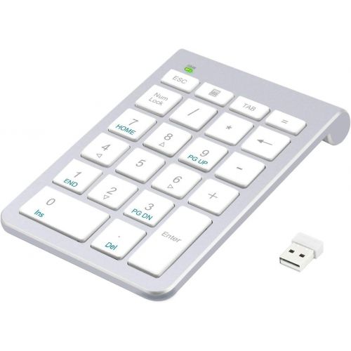  [아마존베스트]Alcey 22 Keys Numeric Keypad with 2.4 GHz Mini USB Receiver