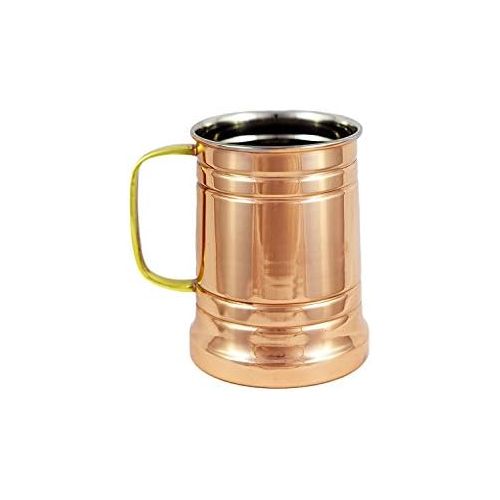  [아마존베스트]Copper German Beer Stein - Handcrafted Copper Antique Large Beer Stein Mug, Best Copper Tankard Mug Gift For Beer Or Moscow Mule Lover - Capacity 20 OZ by Alchemade
