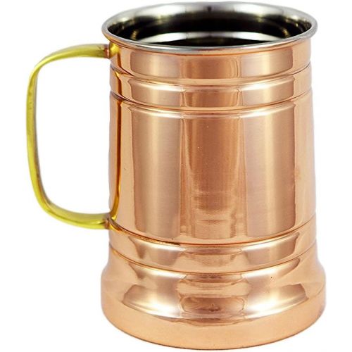  [아마존베스트]Copper German Beer Stein - Handcrafted Copper Antique Large Beer Stein Mug, Best Copper Tankard Mug Gift For Beer Or Moscow Mule Lover - Capacity 20 OZ by Alchemade