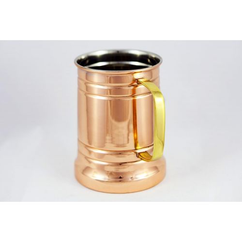  [아마존베스트]Copper German Beer Stein - Handcrafted Copper Antique Large Beer Stein Mug, Best Copper Tankard Mug Gift For Beer Or Moscow Mule Lover - Capacity 20 OZ by Alchemade