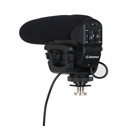  Alctron vm6 Video Mic GO Lightweight On-Camera Microphone Recording Mic Dslr Camera condenser Microphone for Nikon Canon Camcorder