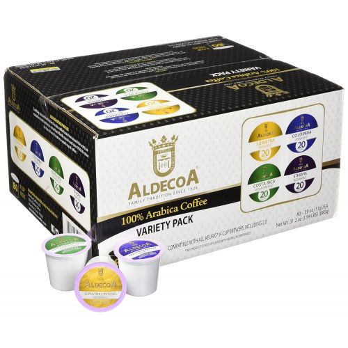  Aldecoa K-Cup Coffee Variety Pack, 80 Count