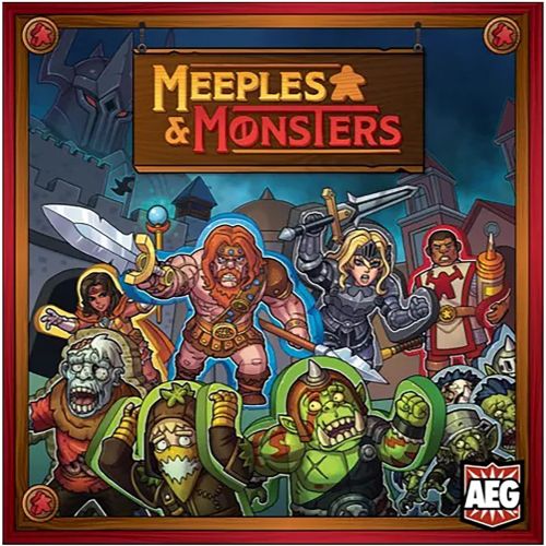  Alderac Entertainment Group (AEG) Alderac Entertainment Group AEG: Meeples & Monsters - Fantasy Strategy Boardgame,, Ages 14+, 2-4 Players, 45-60 Min