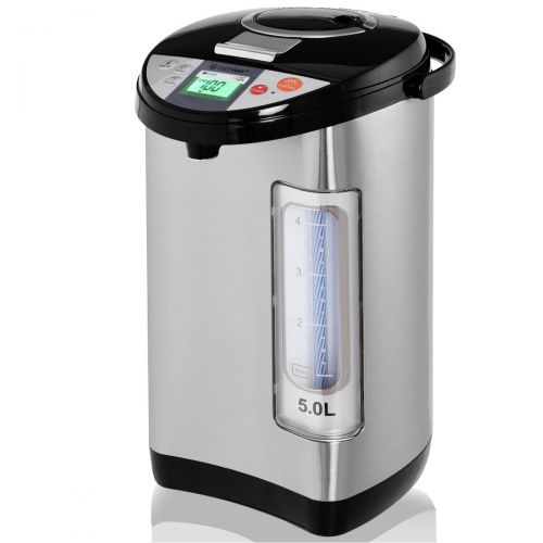  Alek...Shop LCD Water Hot Boiler Electric Pot Kettle Warmer 5 Liter Steel Dispenser Stainless, Home Kitchen And Coffee