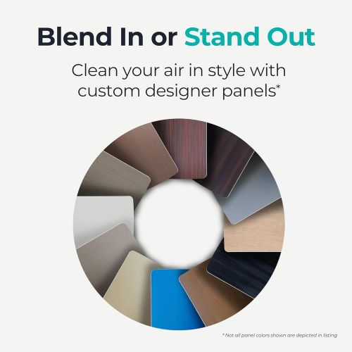  Alen BreatheSmart Customizable Air Purifier with HEPA-Pure Filter for Allergies and Dust (Espresso, 1-Pack)