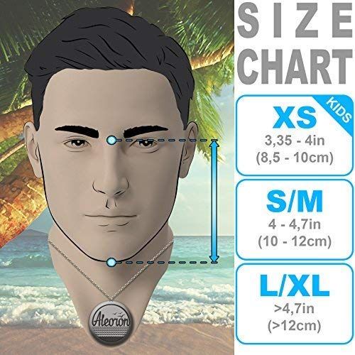  Aleoron - Full Face Snorkel Mask Foldable UV Easybreath - 2.0 Panoramic 180 Seaview Snorkeling Mask with Action Camera Mount  Scuba Mask Anti Fog for Adults & Youth (Women & Men)