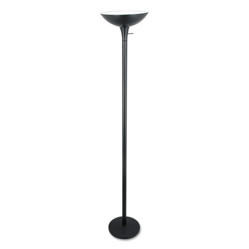  Alera Torchier Floor Lamp, 72 High, Black -ALELMPF52B