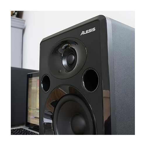  Alesis Elevate 5 MKII | Powered Desktop Studio Speakers for Home Studios/Video-Editing/Gaming and Mobile Devices