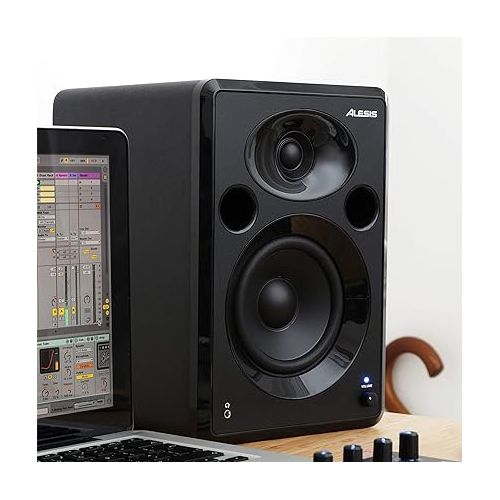  Alesis Elevate 5 MKII | Powered Desktop Studio Speakers for Home Studios/Video-Editing/Gaming and Mobile Devices