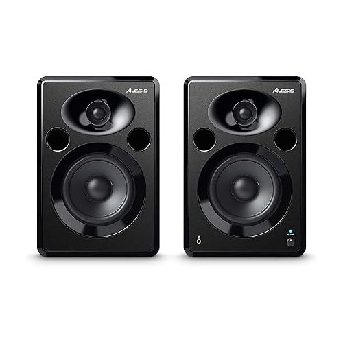 Alesis Elevate 5 MKII | Powered Desktop Studio Speakers for Home Studios/Video-Editing/Gaming and Mobile Devices