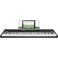 Alesis Recital - 88 Key Digital Piano Keyboard with Semi Weighted Keys, 2x20W Speakers, 5 Voices, Split, Layer and Lesson Mode, FX and Piano Lessons