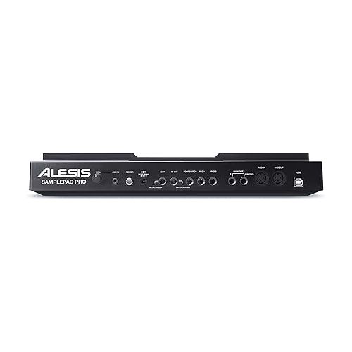  Alesis Sample Pad Pro + Multipad Clamp - Percussion and Sample-Triggering Instrument With Dual Zone Rubber Pads and Mounting System With Boom Arm