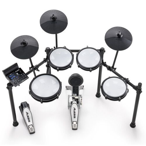  Alesis Nitro Max 8-Piece Electronic Drum Kit with Mesh Heads and Bluetooth