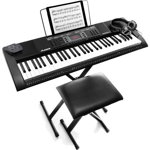  Alesis Harmony 61 MKIII 61-Key Portable Keyboard with Built-In Speakers