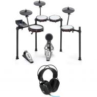 Alesis Nitro Max Mesh Electronic Drum Set and Headphones