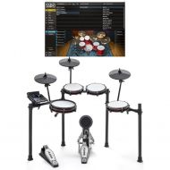 Alesis Nitro Max Mesh Electronic Drum Set and Steven Slate Drums SSD5 Virtual Drum Instrument Plug-in