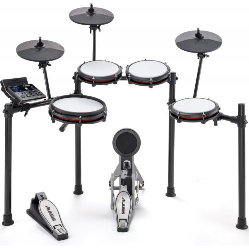  Alesis Nitro Max Mesh Electronic Drum Set and Steven Slate Drums SSD5 Virtual Drum Instrument Plug-in