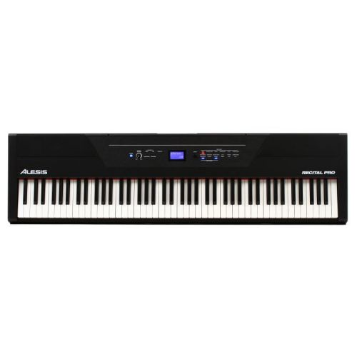  Alesis Recital Pro 88-key Hammer-action Digital Piano Essentials Bundle