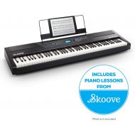 [아마존핫딜][아마존 핫딜] Alesis Recital Pro | Digital Piano / Keyboard with 88 Hammer Action Keys, 12 Premium Voices, 20W Built in Speakers, Headphone Output & Powerful Educational Features