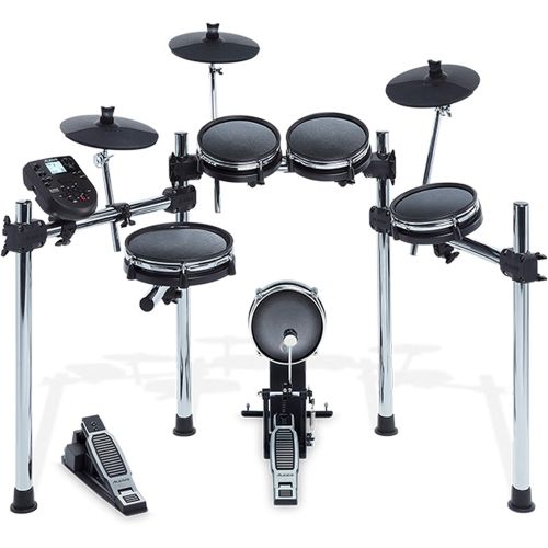  Alesis Surge Mesh Kit | Eight-Piece Electronic Drum Kit with Mesh Heads | 40 Kits, 385 sounds, 60 Play-Along Tracks | USB/MIDI Connectivity + Strike Amp 12