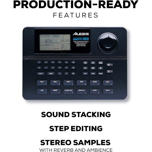 Alesis SR-16 | Studio-Grade Standalone Drum Machine With On-Board Sound Li-brary, Performance Driven I/O and In-Built Effects