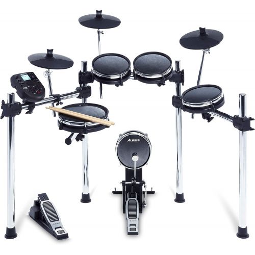  [아마존베스트]Alesis Surge Mesh Kit | Eight-Piece Electronic Drum Kit with Mesh Heads | 40 Kits, 385 sounds, 60 Play-Along Tracks | USB/MIDI Connectivity