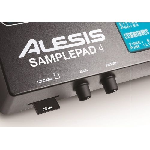 롤랜드 [아마존베스트]Alesis Sample Pad 4 | Compact Percussion and Sample Triggering Instrument with 4 Velocity Sensitive Pads, 25 Drum Sounds and SD/SDHC Card Slot