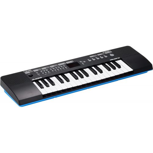  [아마존베스트]Alesis Melody 32  Portable 32 Key Mini Digital Piano / Keyboard with Built-in Speakers, 300 Built-In Sounds, 40 Demo Songs, USB-MIDI Connectivity