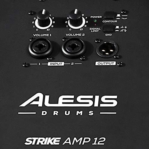  [아마존베스트]Alesis Strike Amp 12 - Active 2000 Watt Drum Speaker / Amplifier with 12 Woofer High Frequency Compression Driver and Contour EQ