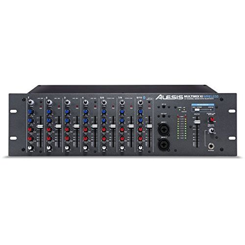 Alesis Multimix 10 Wireless | 10-Channel Mixer with Integrated Bluetooth Wireless Capability