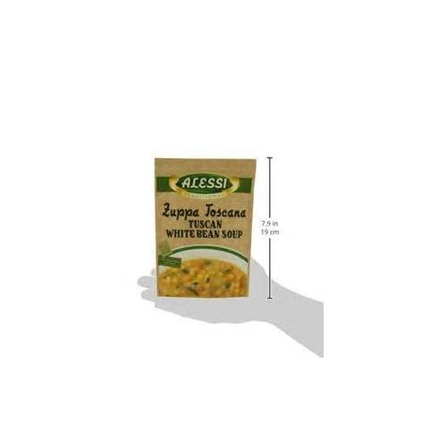  Alessi Athentic Italian Soup Mix 4 Flavor Variety Bundle: (1) Tuscan White Bean Soup, (1) Sicilian Lentil Soup, (1) Sicilian Split Pea Soup, and (1) Neapolitan Bean Soup, 4-6 Oz Ea