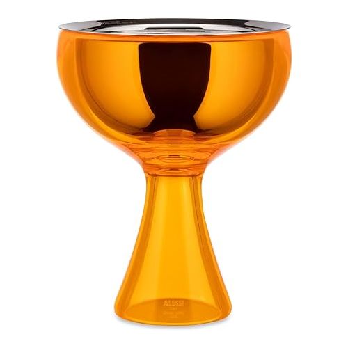  Alessi Big Love Ice Cream Bowl and Spoon, One size, Orange