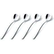 Alessi AMMI01CUS4 Big Love - Design Ice Cream Spoons Set in 18/10 Stainless Steel, Mirror Polished, 4 pieces