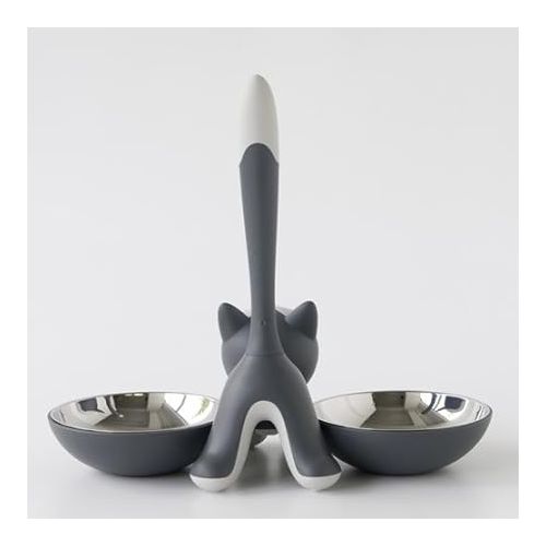  Alessi Tigrito Cat Bowl, 1 Stuck (1er Pack), Grey