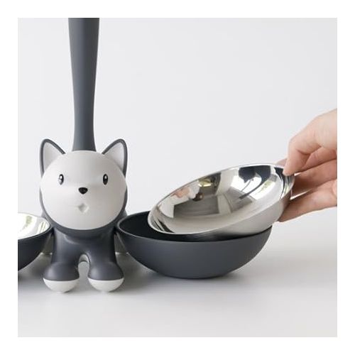  Alessi Tigrito Cat Bowl, 1 Stuck (1er Pack), Grey