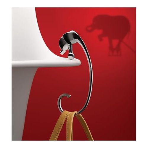  Alessi Aleesi FGO05 Jumbo Purse Hook, One Size, Silver