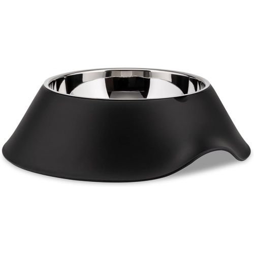  Alessi AMMI19 B Lula' Dog Bowl, Black, Black