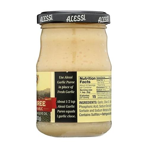  Alessi Garlic Puree 7.6 Ounce ( Pack of 2)