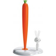 Alessi | Bunny & Carrot ASG42/H R - Design Kitchen Roll Holder, Thermoplastic Resin, White