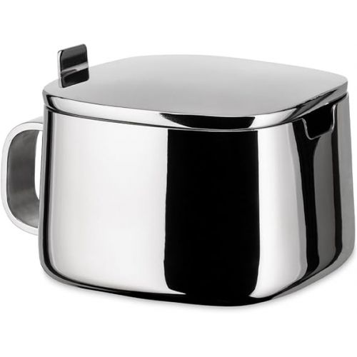  Alessi A404 - Design Sugar Bowl, 18/10 Stainless Steel, Mirror Polished, 10.1 fl oz