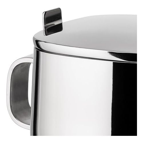  Alessi A404 - Design Sugar Bowl, 18/10 Stainless Steel, Mirror Polished, 10.1 fl oz